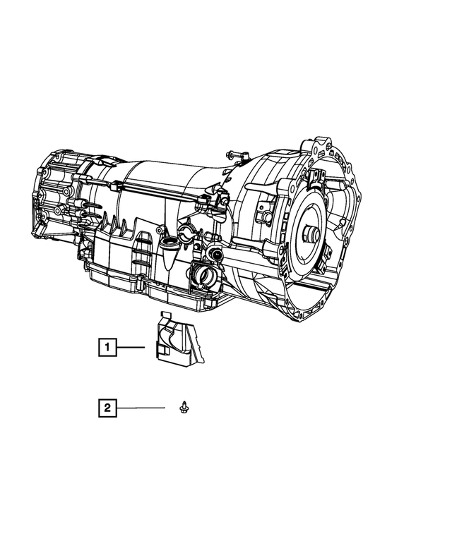 53013915AA - NAG1; W5A580; 5-Speed; Automatic Transmission: Heat Shield for Mopar Image