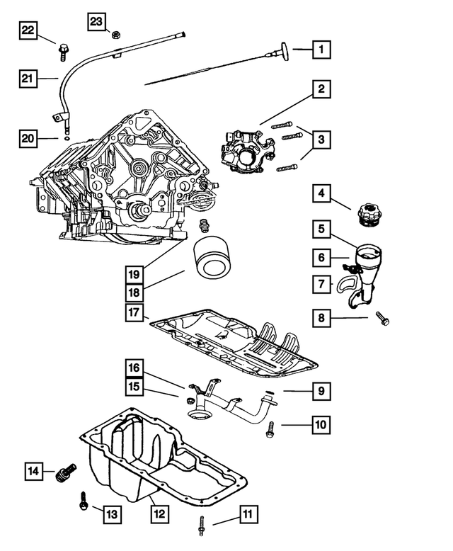 53021749AF - Engine 4.7L Eight Cylinder [EVA]: Engine Oil Level Indicator for Mopar Image
