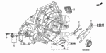 22821RF0000 - Transmission - Manual: FORK, CLUTCH RELEASE for Honda Image