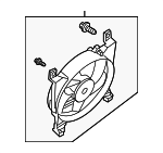 921207S000 - HVAC: A/C Condenser Fan Assembly for Nissan: Armada, Pathfinder Armada, TITAN Image