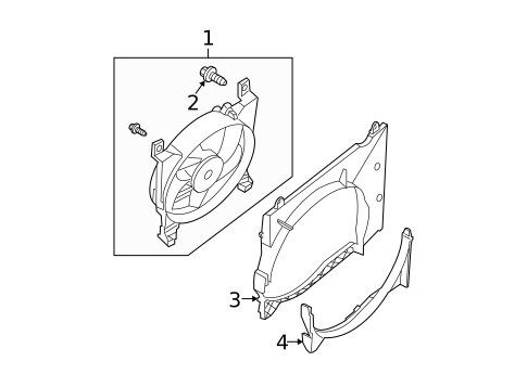 Condenser Fan for 2006 Nissan TITAN #0