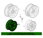 42800-TGZ-A80 - Aluminum Wheel Assembly (20X9J) (Type-S