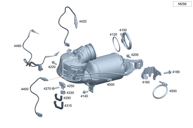 2561409500 - Exhaust System: Pressure Line for Mercedes-Benz Image image