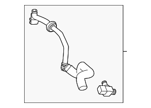 2015-2023 GM Power Brake Booster Vacuum Hose Assembly 23344589 | GM OEM ...