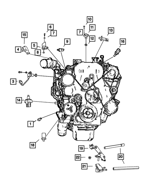 Sensors for 2008 Dodge Nitro #8