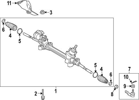 Steering Gear & Linkage for 2025 Toyota Camry #0