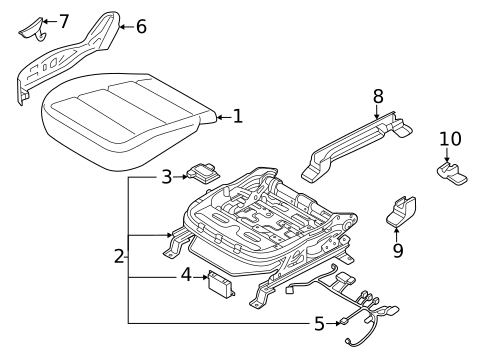 Air Bag Components for 2020 Kia Telluride #2