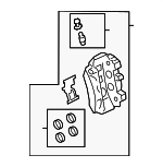 9GT615424G - : Caliper for Porsche: 718 Cayman Image