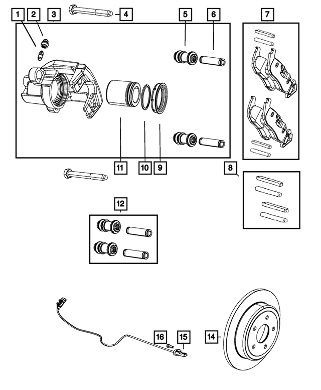 5093278AB - Brakes: Bleeder Cap for Mopar Image image