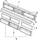 EOVY54423A42B - Electrical: Panel for Lincoln: Town Car Image
