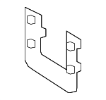 2215460382 - Electrical: Housing Lower Bracket for Mercedes-Benz Image