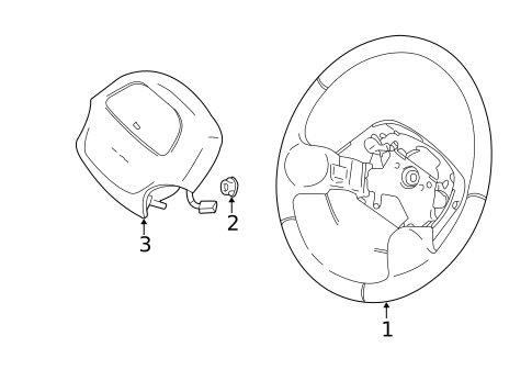 Steering Wheel & Trim for 2003 Suzuki Grand Vitara #0