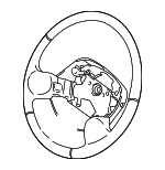 4811050J30R8R - Steering: Steering Wheel for Suzuki Image