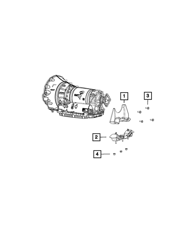 « 68264799AA – Transmission : Monture De Transmission Support pour Mopar Image »