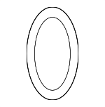 PAF008267 - : Inlet Pipe O-Ring for Porsche: 718 Boxster, 718 Cayman, 718 Spyder, 911 Image