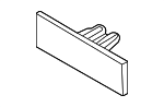 871143K000 - Body: Back Glass Spacer for Hyundai Image