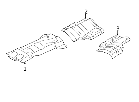 Heat Shields for 2014 Subaru Forester #1