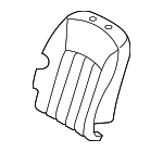 883603N300XIR - : 2012-2013 Hyundai Equus - Seat Back Cover for Hyundai: Equus Image