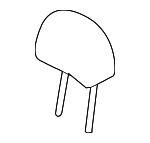 887003N010WIR - : 2011 Hyundai Equus - Headrest for Hyundai: Equus Image