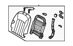 883003N340XIR - Body: Seat Back Assembly for Hyundai Image