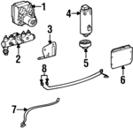 3431131289 - Electrical: Modulator for Mercedes-Benz Image