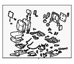 7130060G11A1 - Body: Seat Assembly for Lexus: LX570 Image