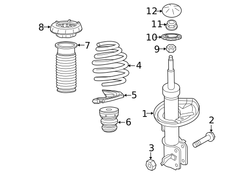Struts & Components for 2016 Chevrolet Sonic #0