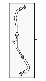 25415G7000 - Cooling System: Lower Hose for Hyundai Image