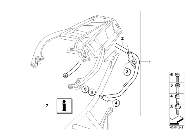 7129904837 - : Isa Screw - M8X90-U1-8.8 for BMW-Motorrad Image