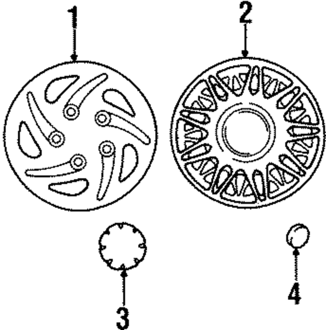 4695436 - Tire &amp; Wheel: Wheel Cover for Mopar Image