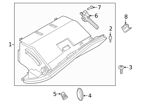 Glove Box for 2024 Toyota GR Supra #0