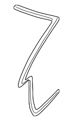 4878983AD - : Windshield Frame Weatherstrip Seal for Chrysler: Sebring Image