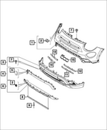 6VQ02LXHAA - : Front Fascia Extension for Mopar Image