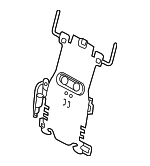 7276033110 - Body: Lumbar Support for Lexus: ES300h, ES350 Image