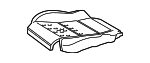 7151233381 - Body: Seat Cushion Pad for Lexus: ES300h, ES350 Image