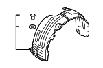 86812G5500 - Body: Fender Liner for Kia: Niro Image