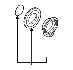 33108860348 - Suspension: Axle Seal for BMW Image