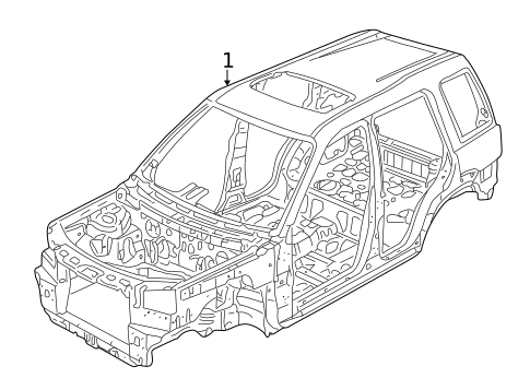 Body Shell for 2005 Land Rover Freelander #0