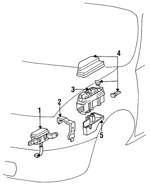 Electrical Components for 1993 Toyota Tercel #0