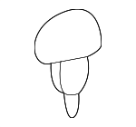 98630G3000 - Body: Washer Nozzle for Kia: Carnival, EV6, K5, Niro, Niro EV, Rio, Seltos, Sorento, Soul, Sportage, Stinger, Telluride Image