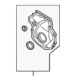 6K109210AJ - Engine: Timing Case for Volkswagen: Atlas, Atlas Cross Sport, Beetle, Golf, Golf Alltrack, Golf SportWagen, GTI, Jetta, Passat, Tiguan Image