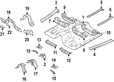Floor & Rails for 2025 Subaru Forester #0
