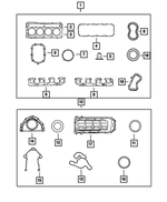 68223390AC - : Engine Gasket Kit for Mopar Image