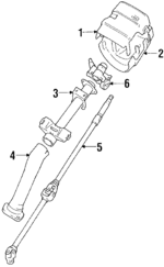 452862809202 - : Upper Column Cover for Toyota Image
