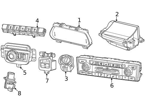 Parking Brake for 2022 Jeep Grand Cherokee L #0