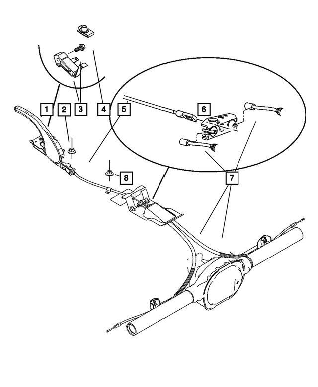 « 1EM311DVAD – Brakes : Frein De Stationnement Ensemble De Levier pour Mopar Image »