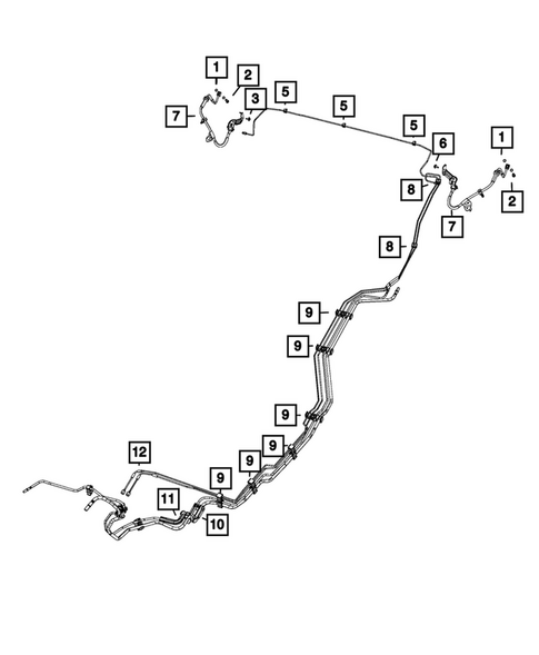 Hydraulic Control Unit, Brake Tubes and Hoses for 2026 Chrysler Pacifica #1