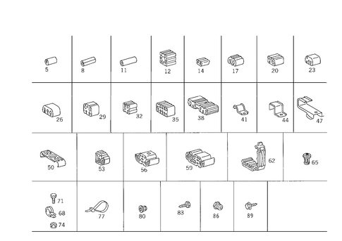 Hydraulic Line Mounting Parts for 1993 Mercedes-Benz 600SL #1