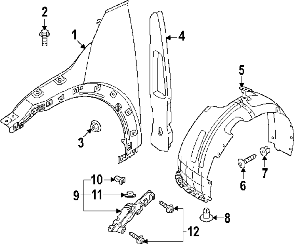 2022-2026 Hyundai Fender 66311-GI000 | OEM Parts Online