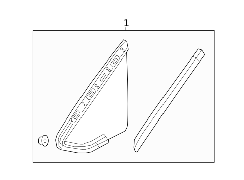 Glass & Hardware for 2017 Buick Cascada #1